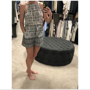 Bebop Black and White Romper